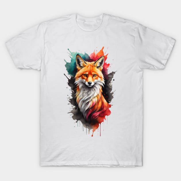 Stunning Fox T-Shirt by Fashionino